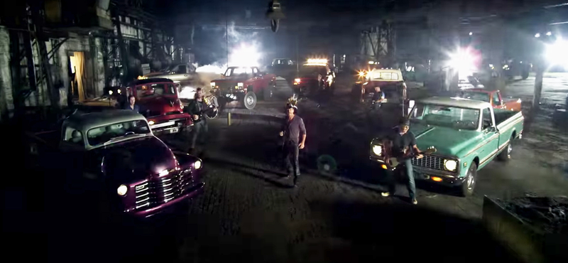 A scene from Tim McGraw’s “Truck Yeah” music video. (Image: YouTube)